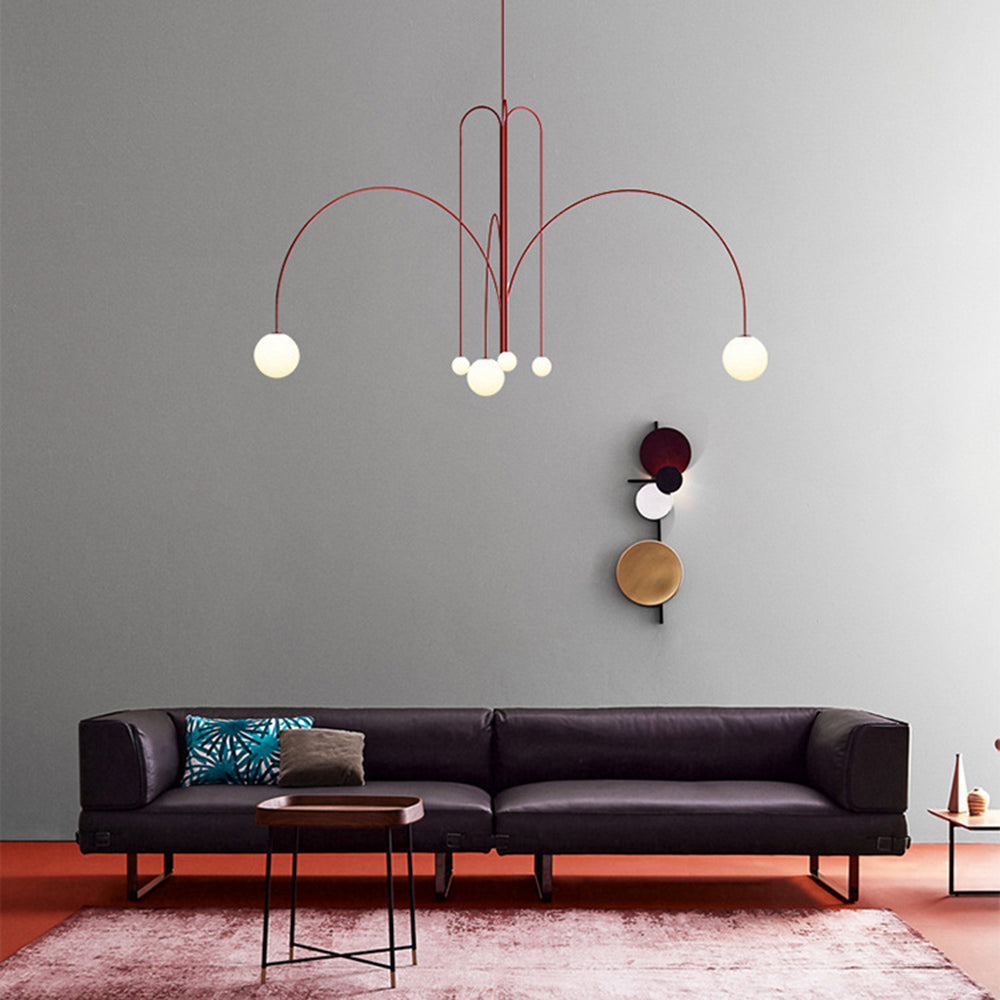 Elvandar | Minimalistische Multi Bol Globe Cluster Hanglamp