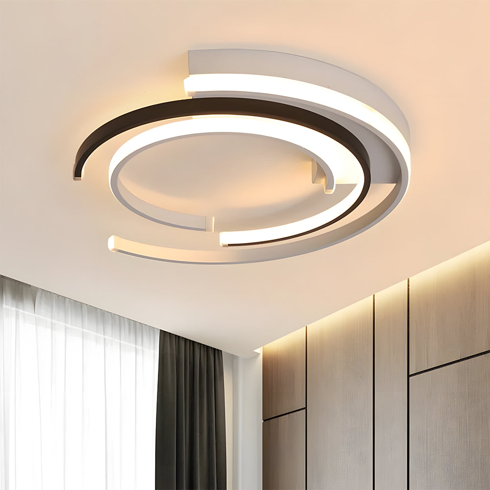 Eclipse | Moderne Overlappende Ring Plafondlamp