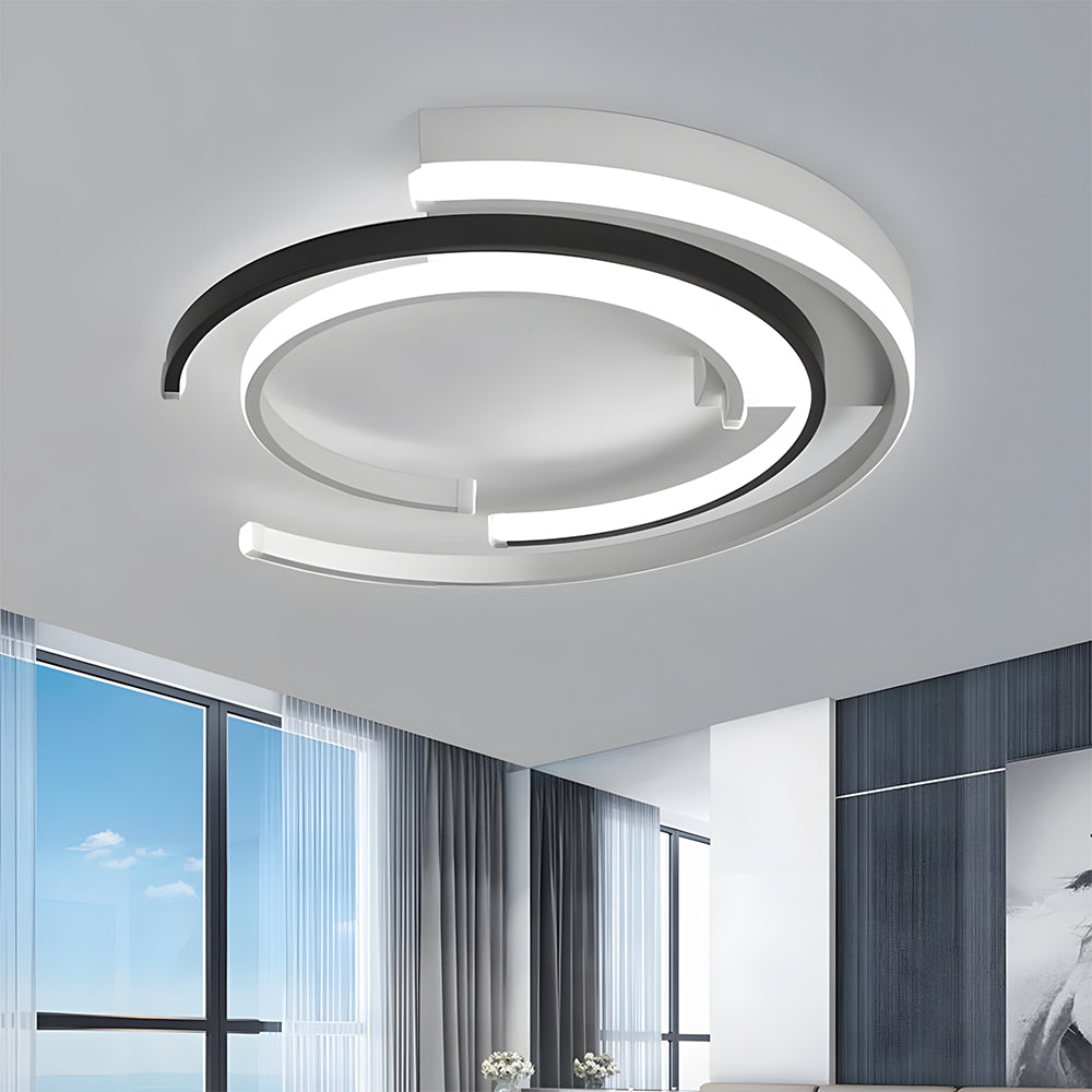 Eclipse | Moderne Overlappende Ring Plafondlamp