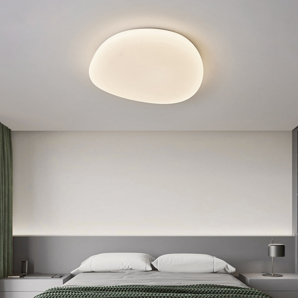Aehelis | Moderne Minimalistische Onregelmatige Kiezel Silhouet LED Plafondlamp