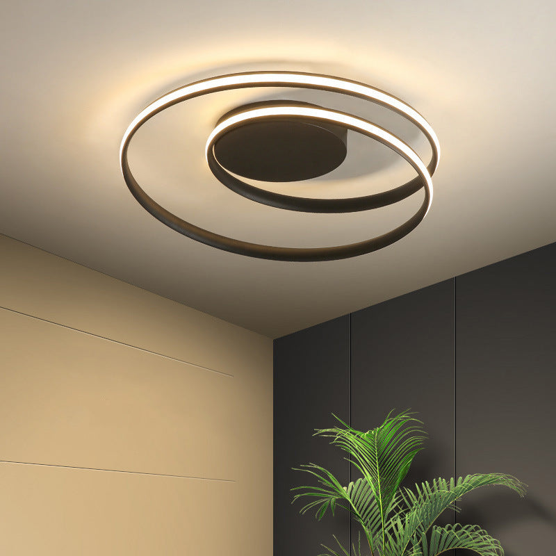 Spira | Strakke Minimalistische Spiraalring Plafondlamp