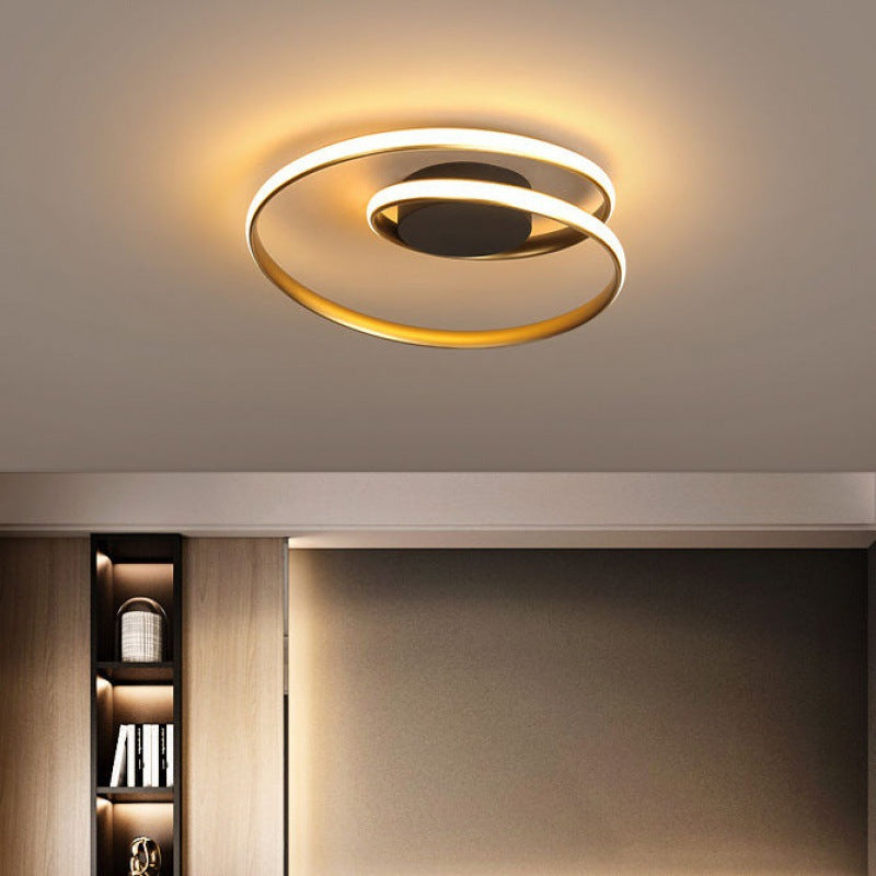 Spira | Strakke Minimalistische Spiraalring Plafondlamp