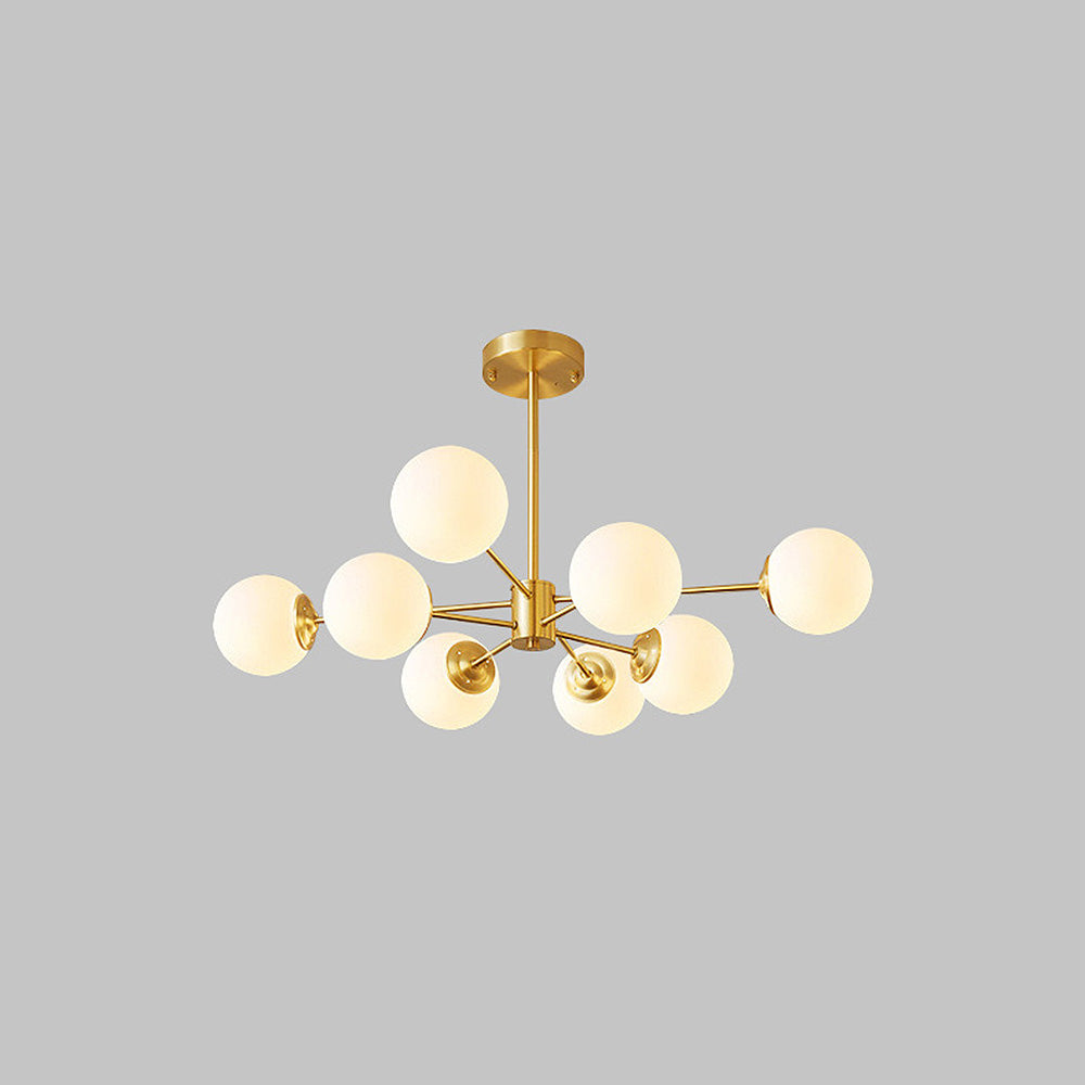 Aurum | Moderne Multi-Licht Frosted Glas Globe Sputnik Kroonluchter