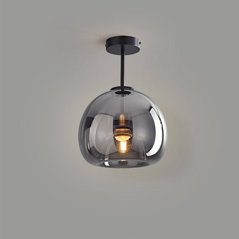 Fumea | Moderne Getinte Glazen Bol Plafondlamp
