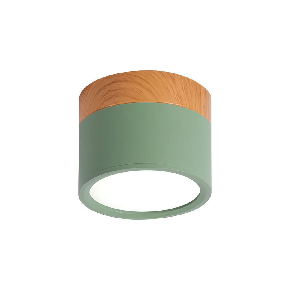 Kelryn | Minimalistische Hout-Metaal Opbouw Plafondspot