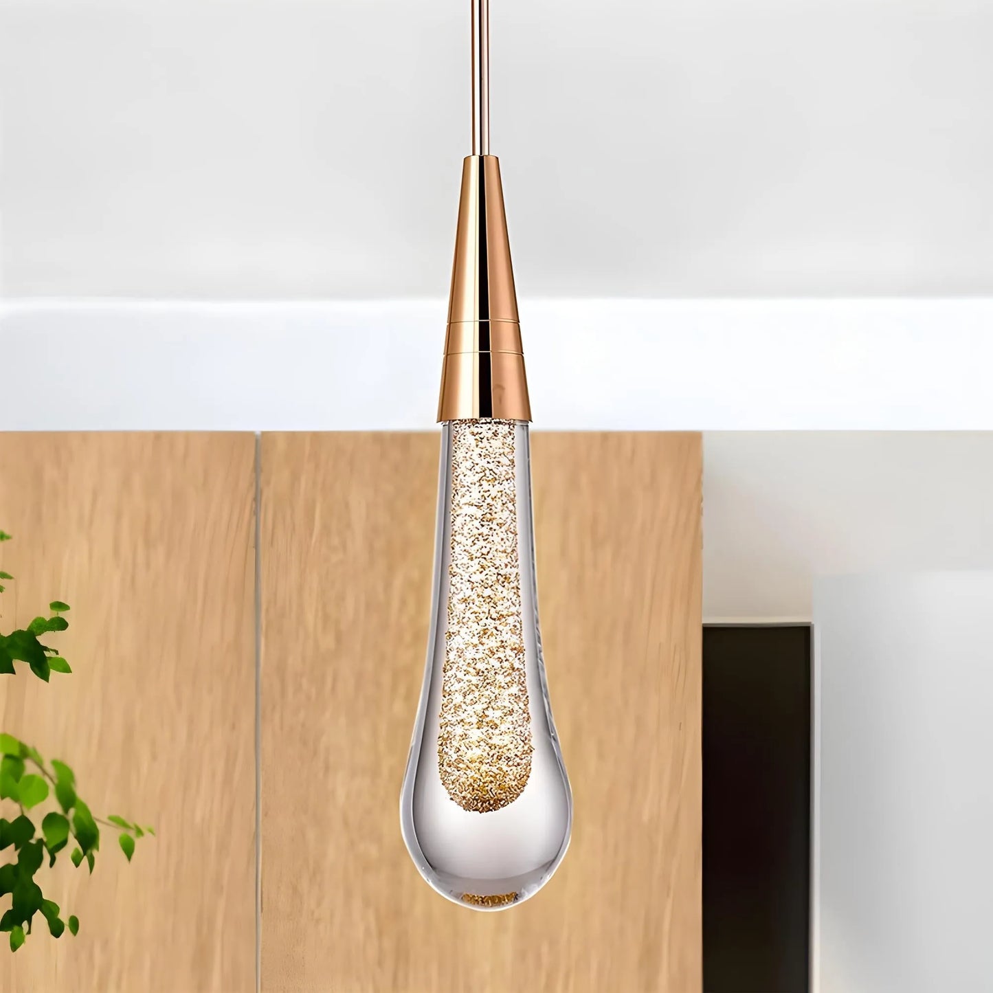 Voraele | Elegante Facet Kristal Druppel Hanglamp