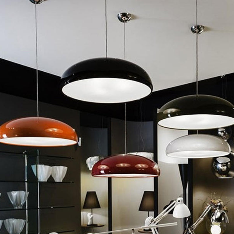 Lera | Artistieke Deco Metalen Ronde Paddenstoel Hanglamp