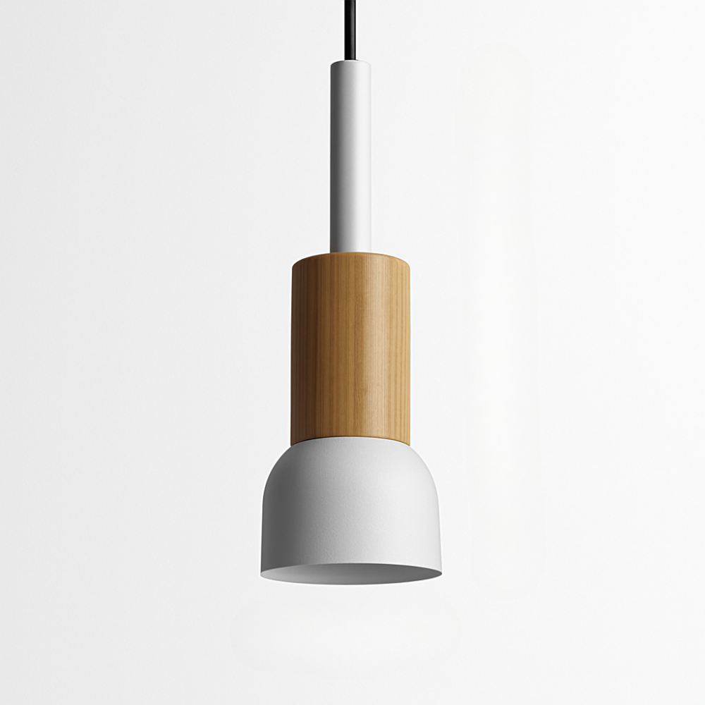 Briventa | Noordse Geometrische Houten Metalen Moderne Hanglamp Plafondlamp