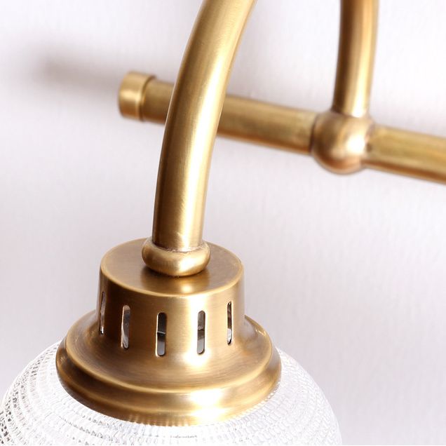 Nivalis | Elegante Prismatic Ribbel Glazen Vanity Wandlamp
