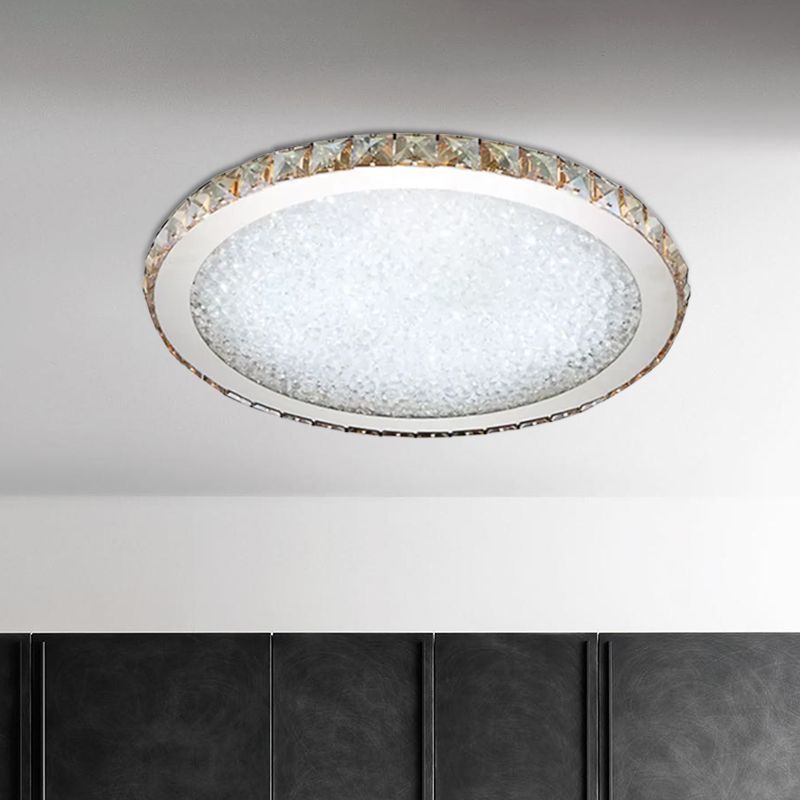 Aurum | Circulaire Kristal Sieraad Flush Mount Plafondlamp