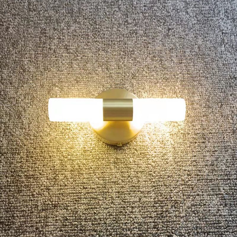 Aerisvold | Moderne Cilindrische Acryl en Metalen Wandlamp