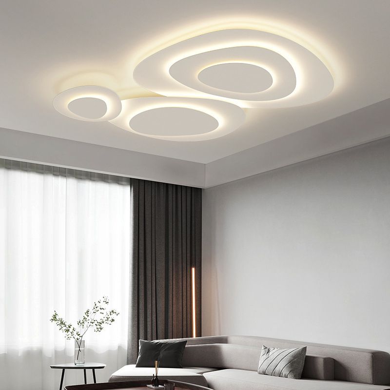 Lyravall | Moderne Wolk Silhouet Metalen Plafondlamp