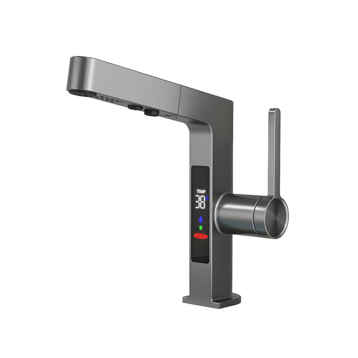 Keldunir | Moderne Touch Geactiveerde Inklapbare Tuit Badkamer Wastafelkraan