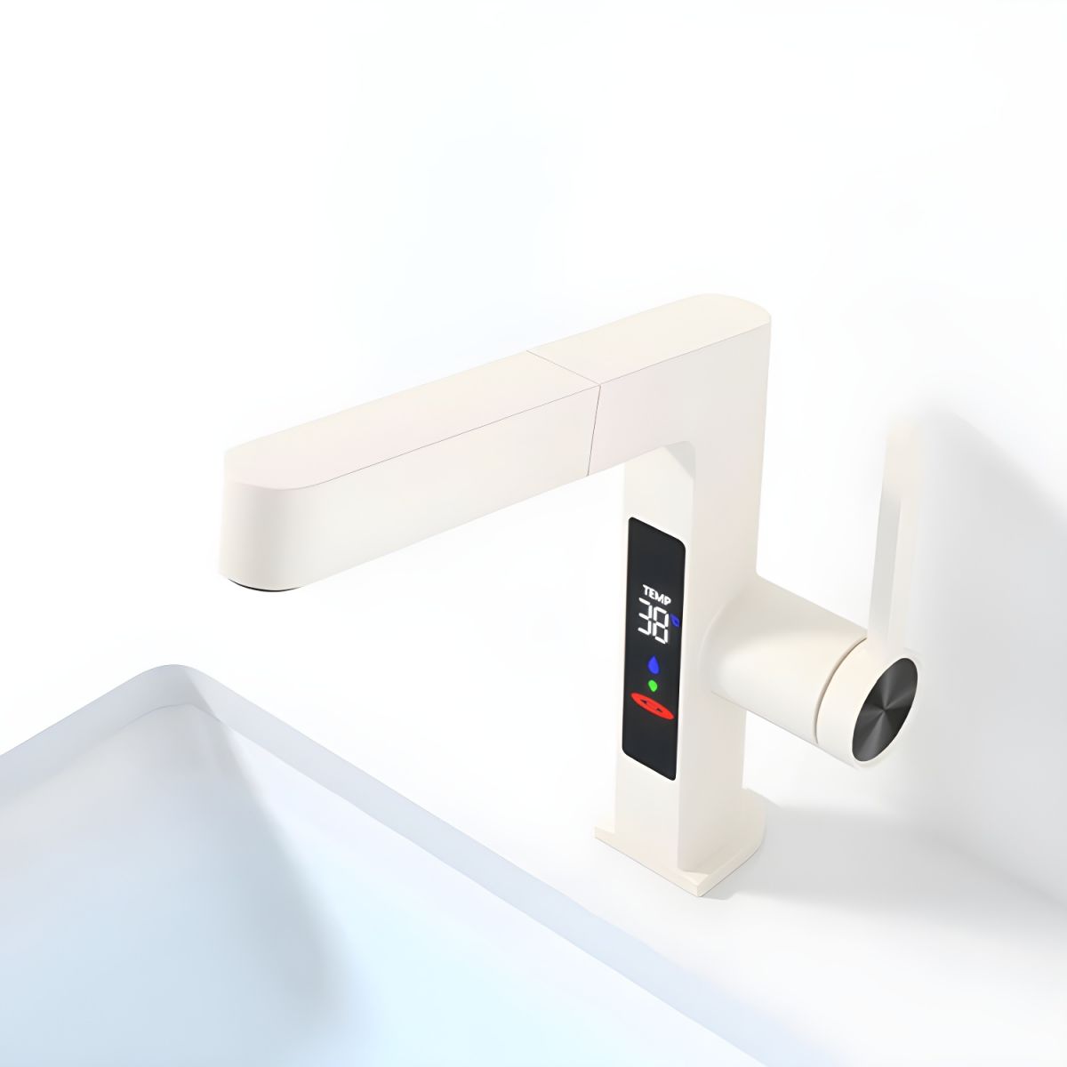 Keldunir | Moderne Touch Geactiveerde Inklapbare Tuit Badkamer Wastafelkraan