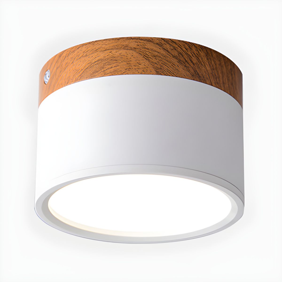 Kelryn | Minimalistische Hout-Metaal Opbouw Plafondspot