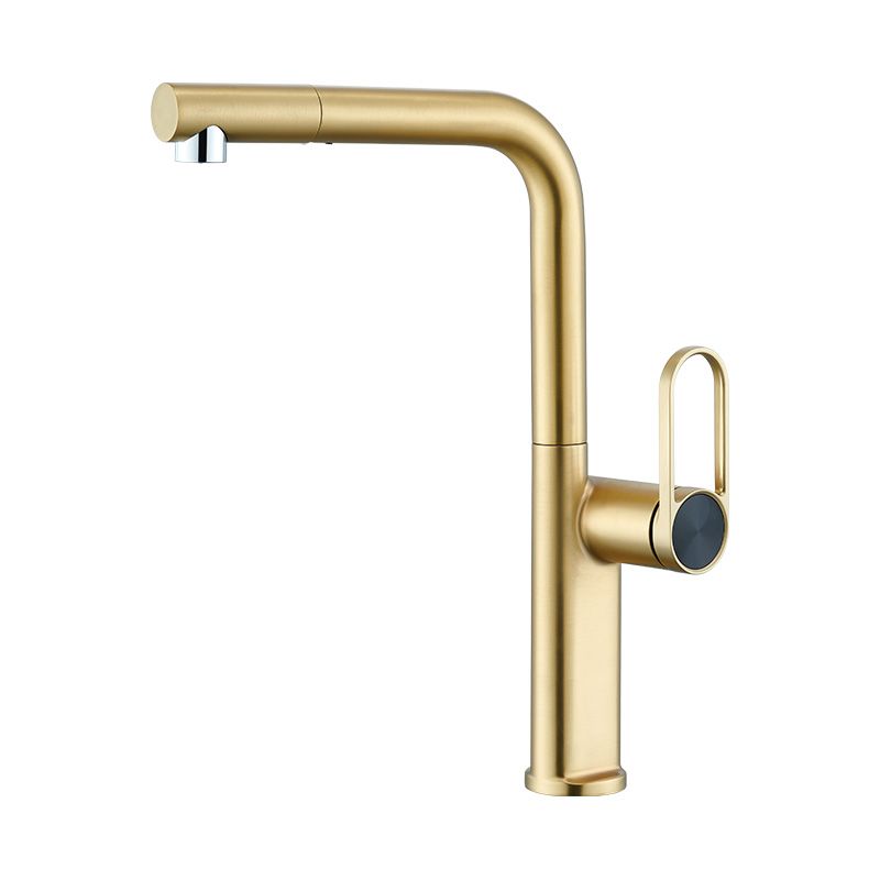 Lindvarek | Elegante L-vormige Uittrekbare Keukenkraan met Uittrekbare Draaiuitloop