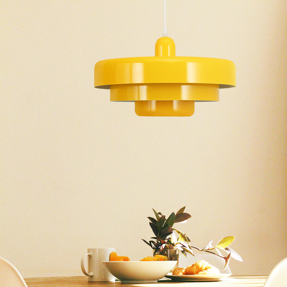 Retrova | Mid-Century Moderne Laaggedraaide IJzeren Hanglamp