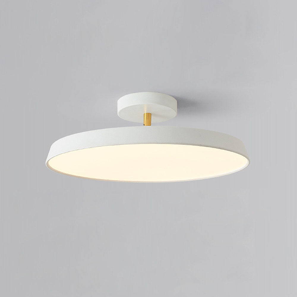 Novus | Hedendaagse Ronde Plafondlamp met Vlak Paneel