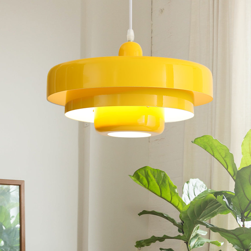 Retrova | Mid-Century Moderne Laaggedraaide IJzeren Hanglamp