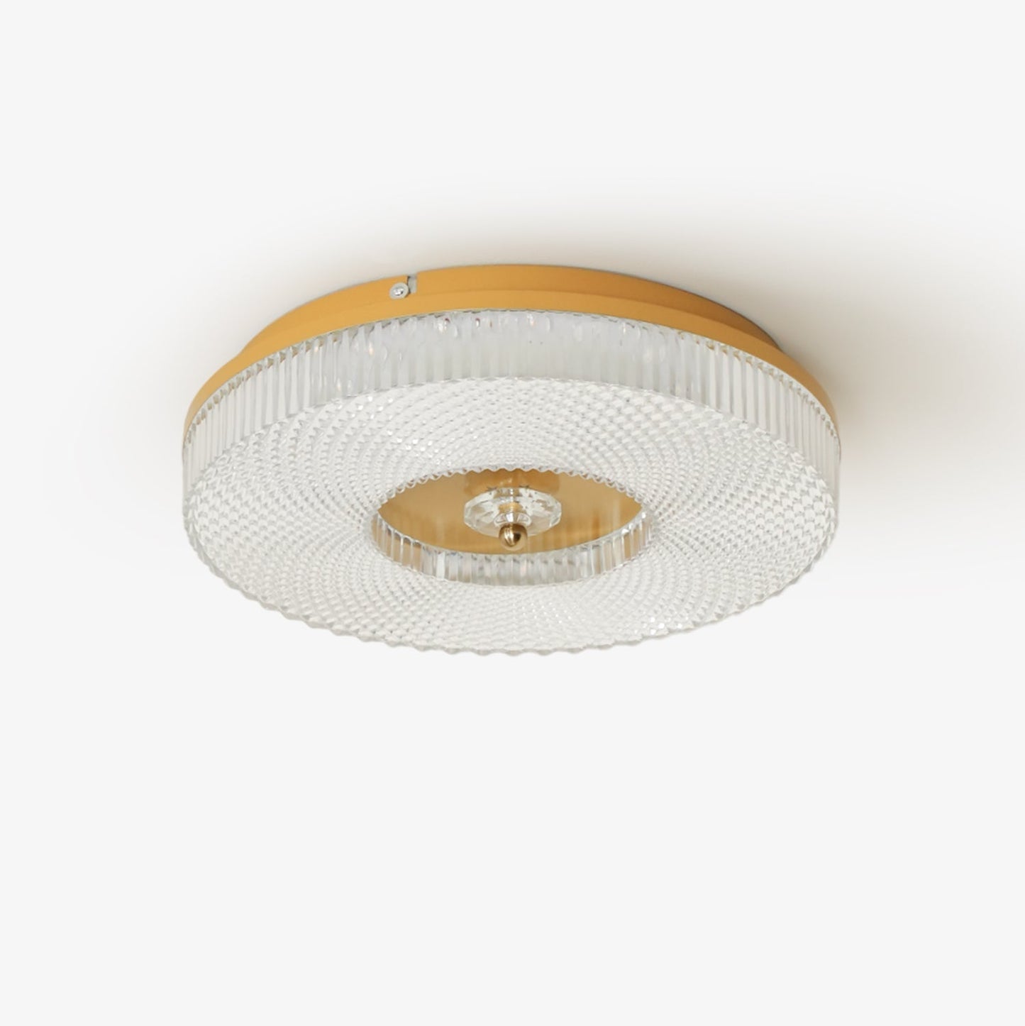 Corissam | Slanke schijf eigentijdse geometrische opbouw plafondlamp