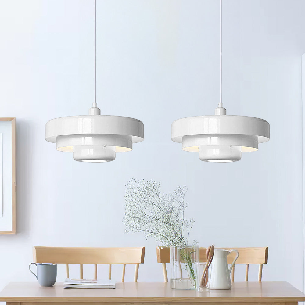 Retrova | Mid-Century Moderne Laaggedraaide IJzeren Hanglamp