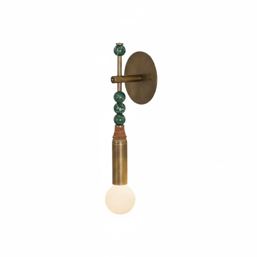 Mirathen | Sculpturale geperforeerde marmeren wandlamp