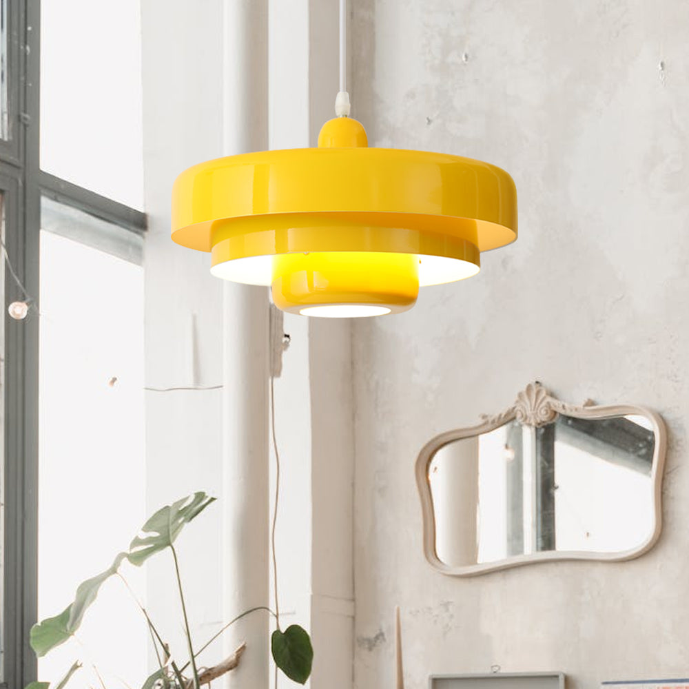 Retrova | Mid-Century Moderne Laaggedraaide IJzeren Hanglamp