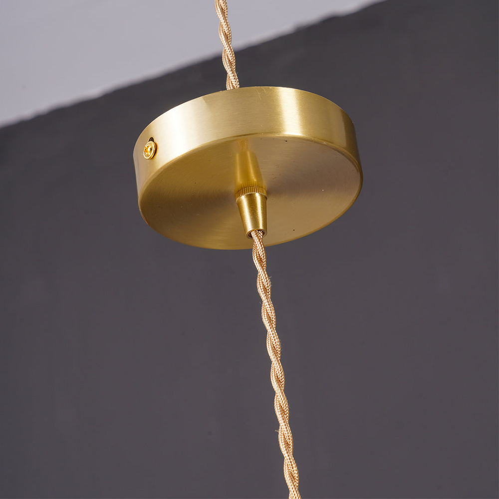 Floria | Elegante Hibiscus Bloemvormige Geprofileerde Glazen Hanglamp