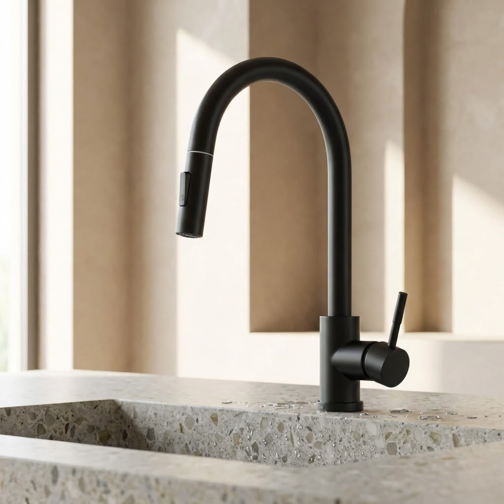 Auralux | Slimme Aanraak Keukenkraan met Uittrekbare Sprayer