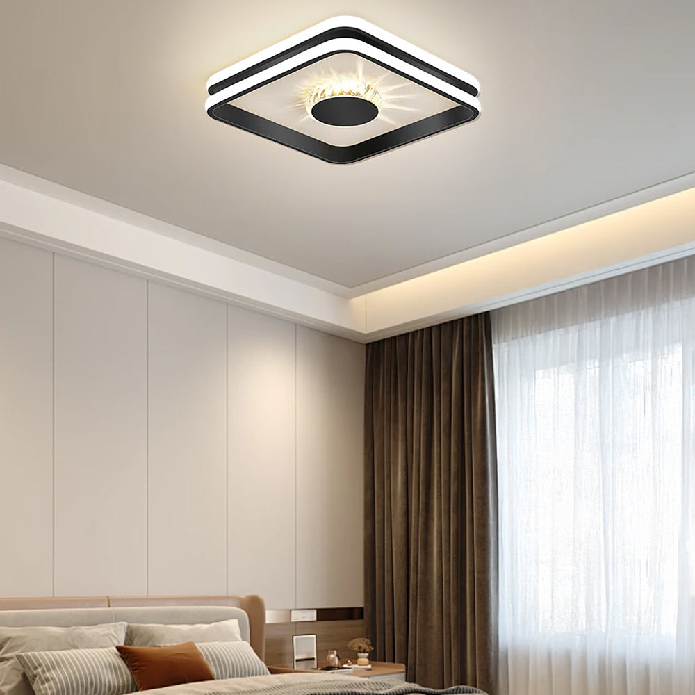 Circa | Moderne Minimalistische Dubbele Ring Plafondlamp