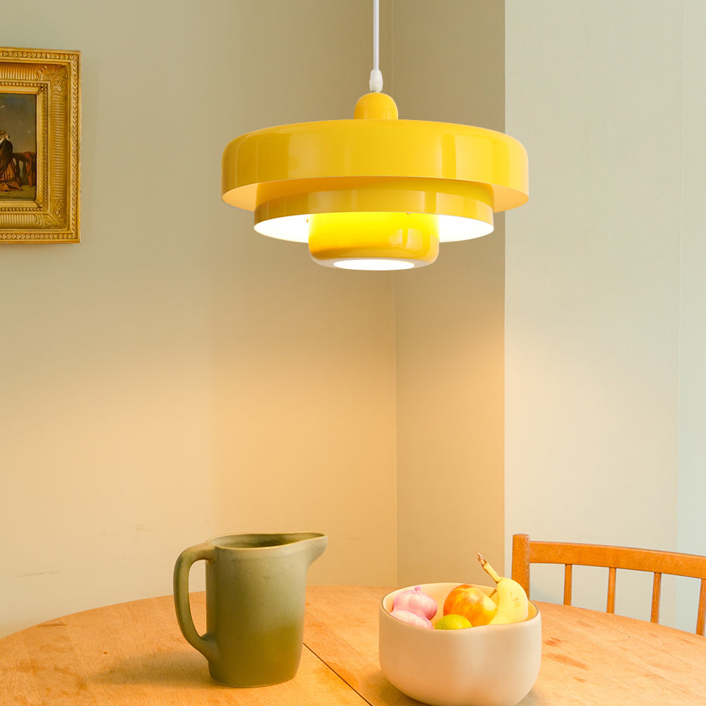 Retrova | Mid-Century Moderne Laaggedraaide IJzeren Hanglamp