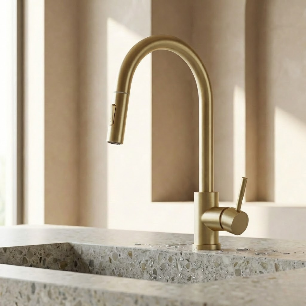 Auralux | Slimme Aanraak Keukenkraan met Uittrekbare Sprayer