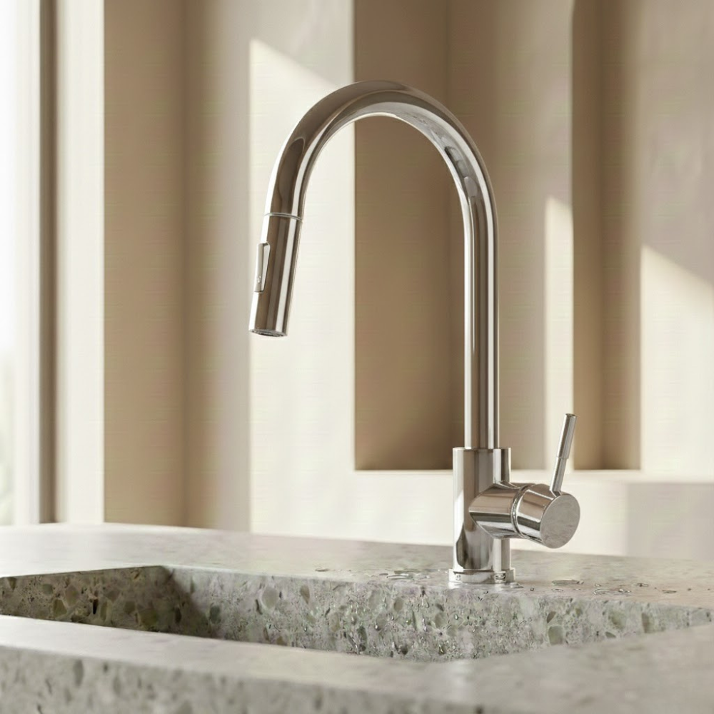 Auralux | Slimme Aanraak Keukenkraan met Uittrekbare Sprayer