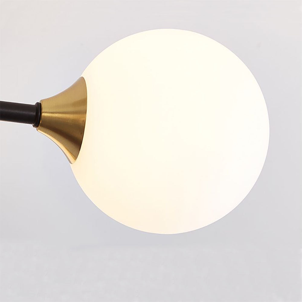 Lythara | Cascading Drop Silhouet Geometrische Glazen Globe Plafondlamp