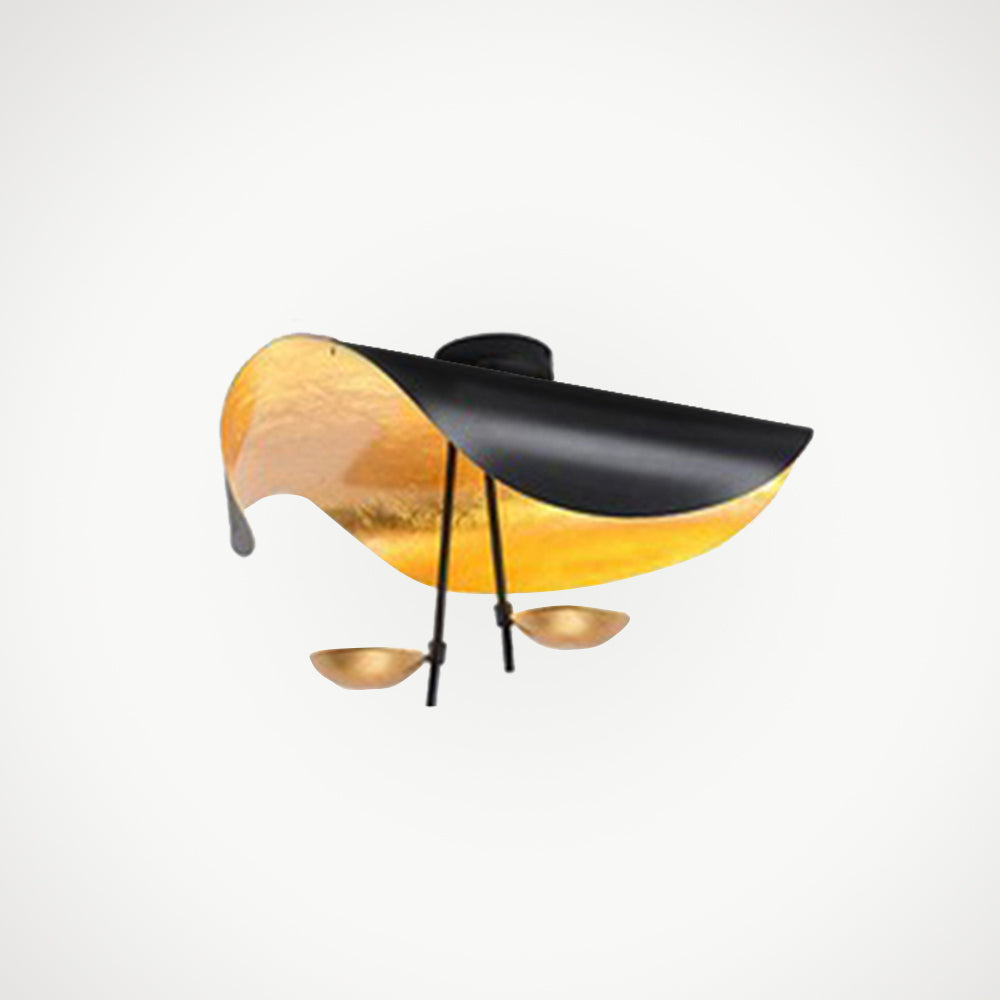 Elnari | Gesculpteerde Blad Silhouet Moderne Hangplafondlamp