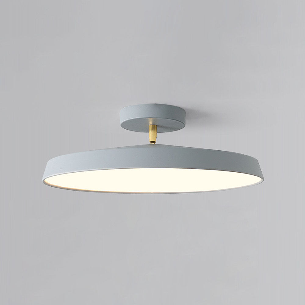 Novus | Hedendaagse Ronde Plafondlamp met Vlak Paneel