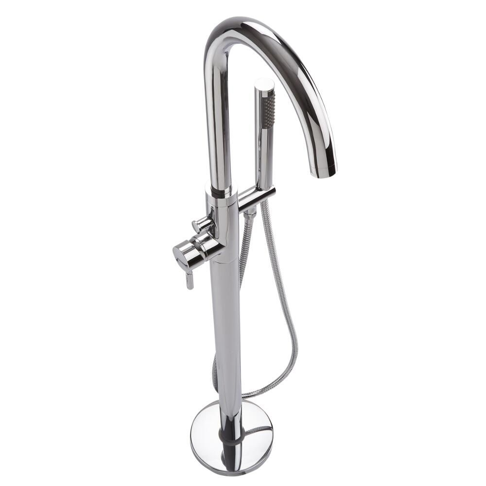 Aquila | Moderne Vrijstaande Douchemengkraan met Gebogen Tuit