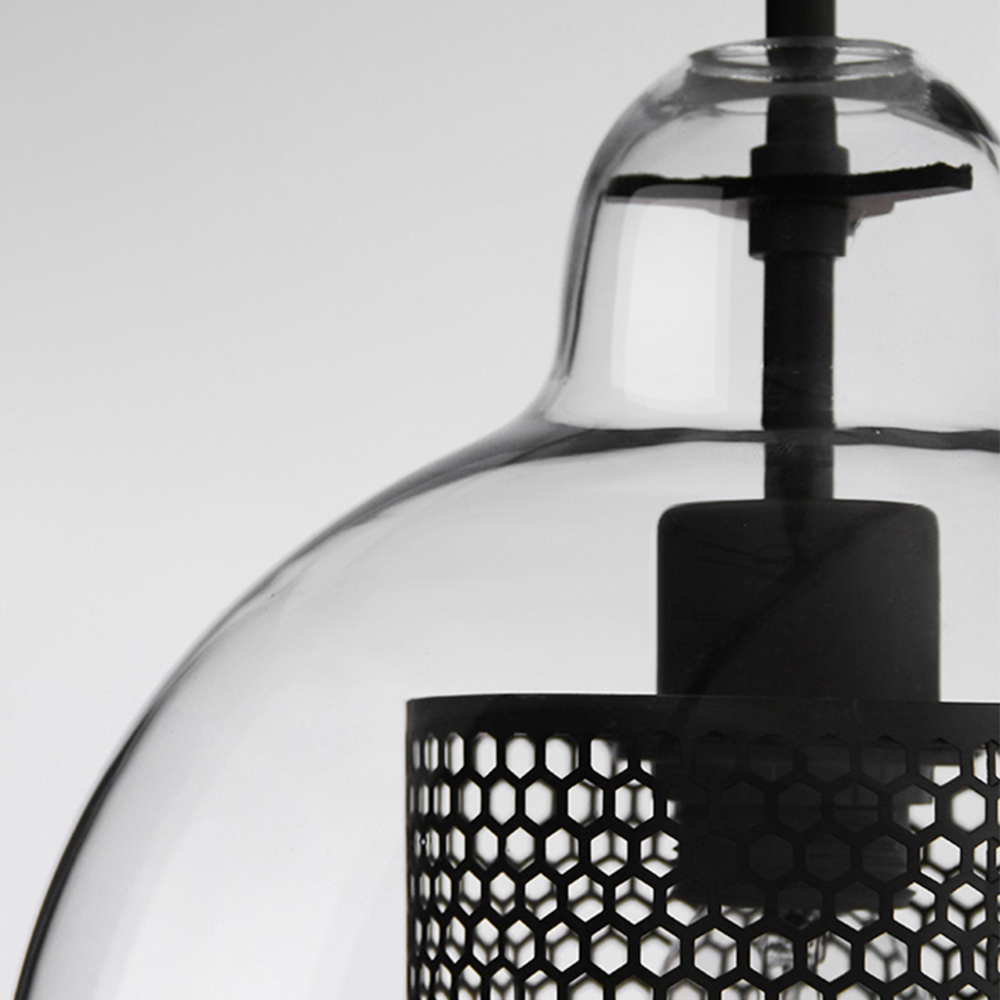 Cylura | Moderne Heldere Glas En Geperforeerde Binnenlamp Hanglamp