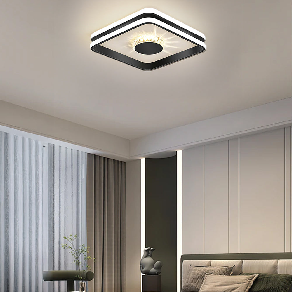 Circa | Moderne Minimalistische Dubbele Ring Plafondlamp