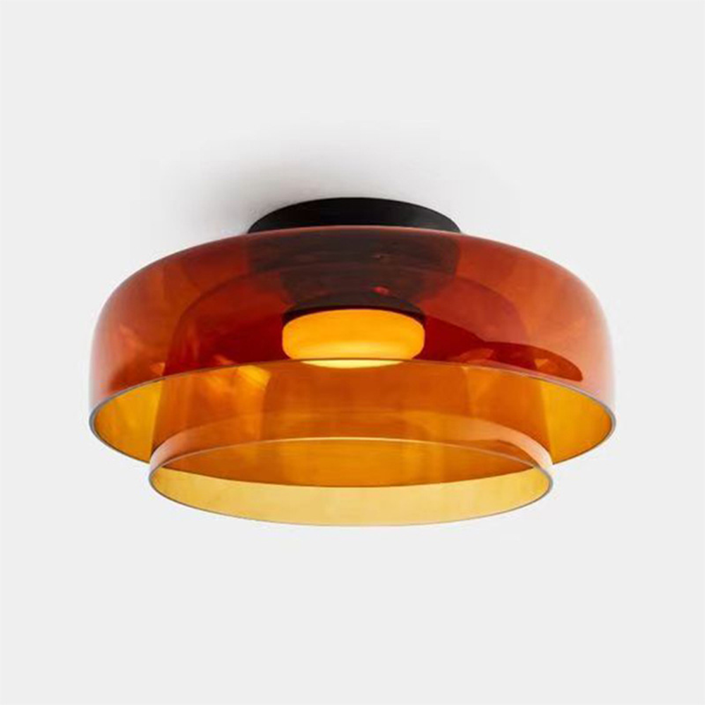 Nebula | Moderne Laagglanzende Glazen Koepel Plafondlamp