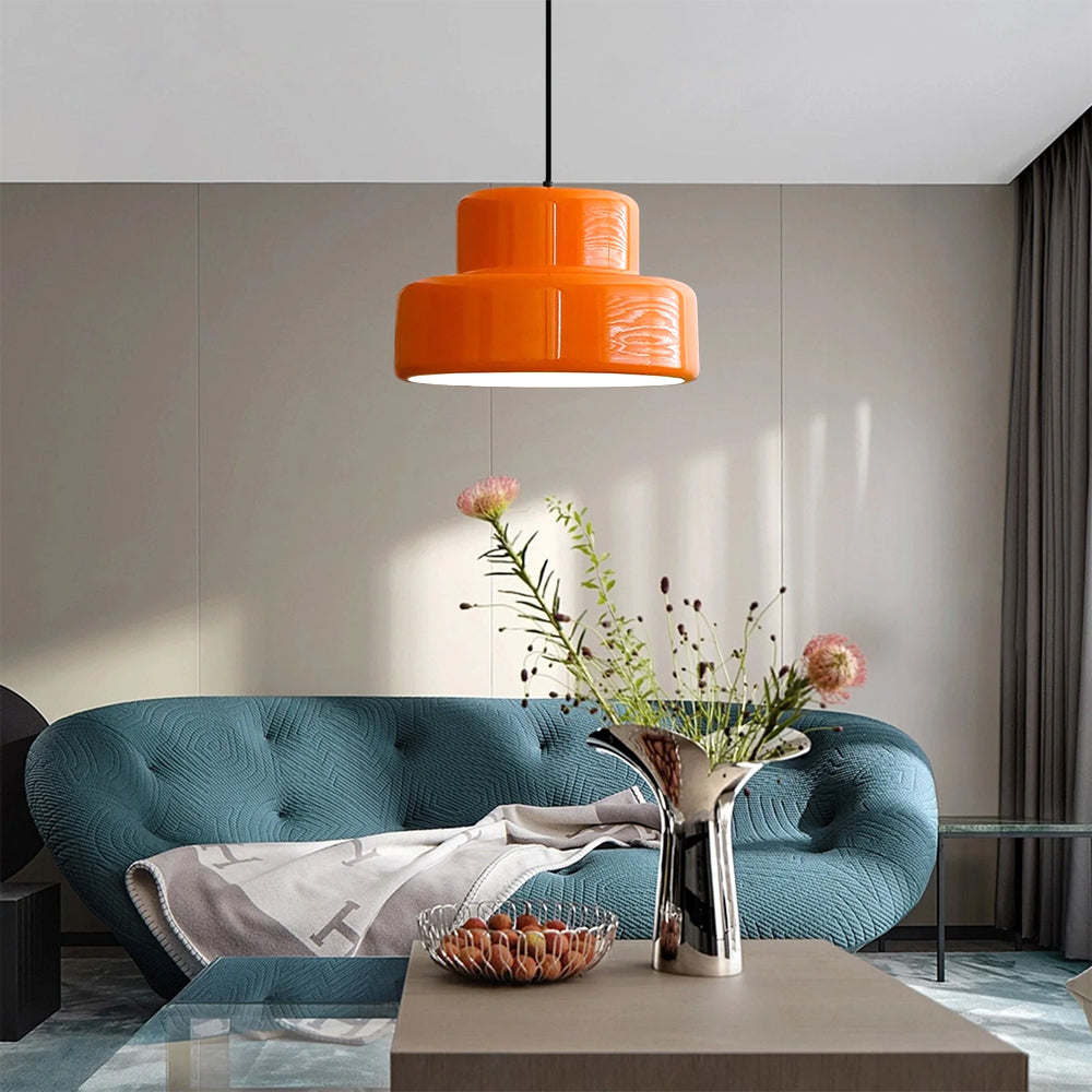 Vivida | Levendige Bauhaus Gelaagde Koepel Hanglamp