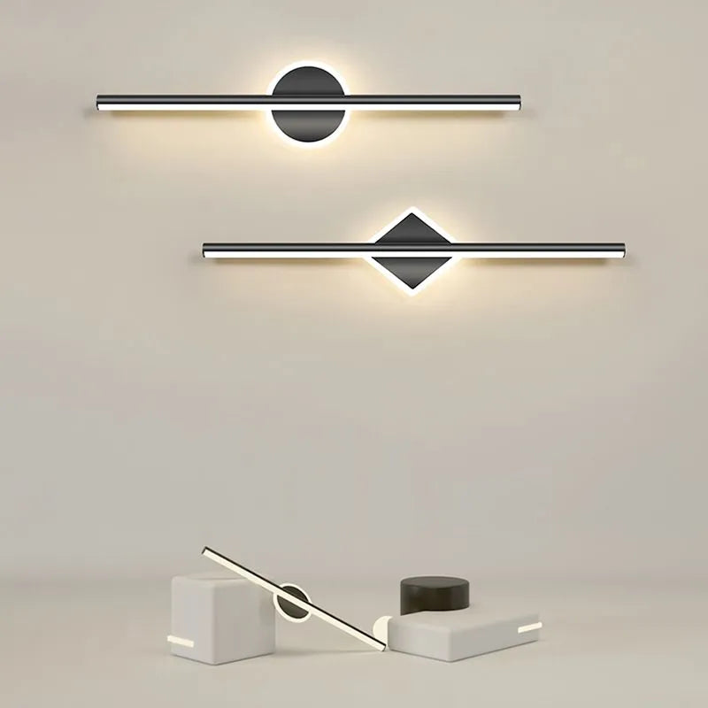 Vaelux | Minimalistische Lineaire Geometrische Silhouet Vanity Wandlamp