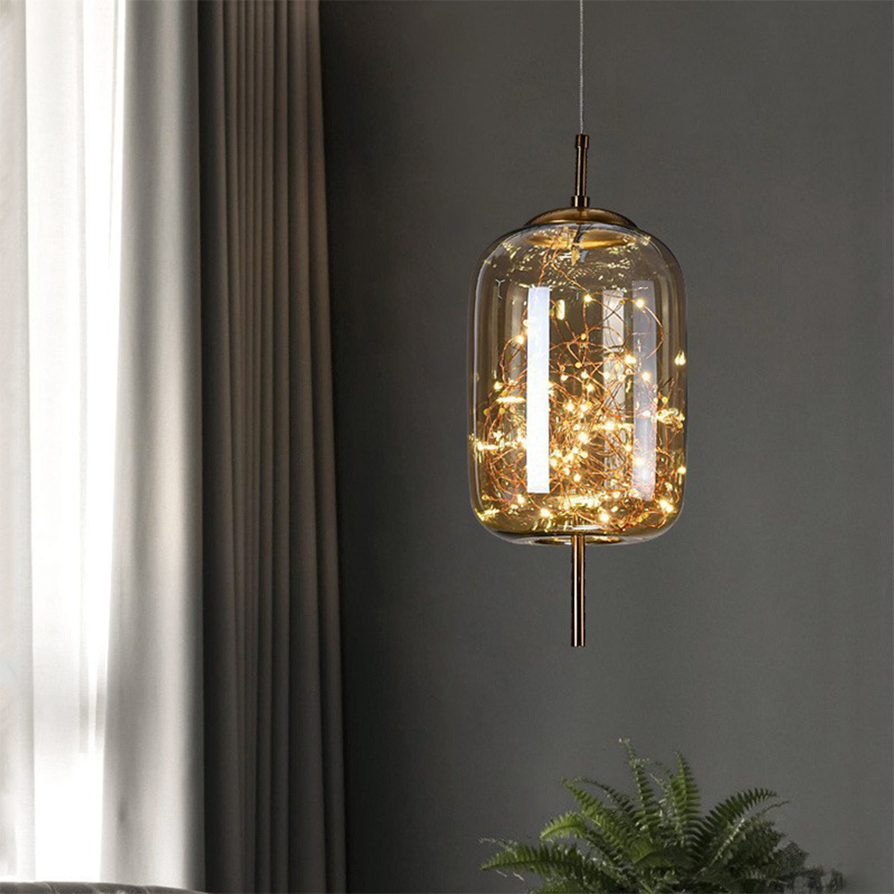 Astral | Nordic Sterrenachtige Glazen Hanglamp
