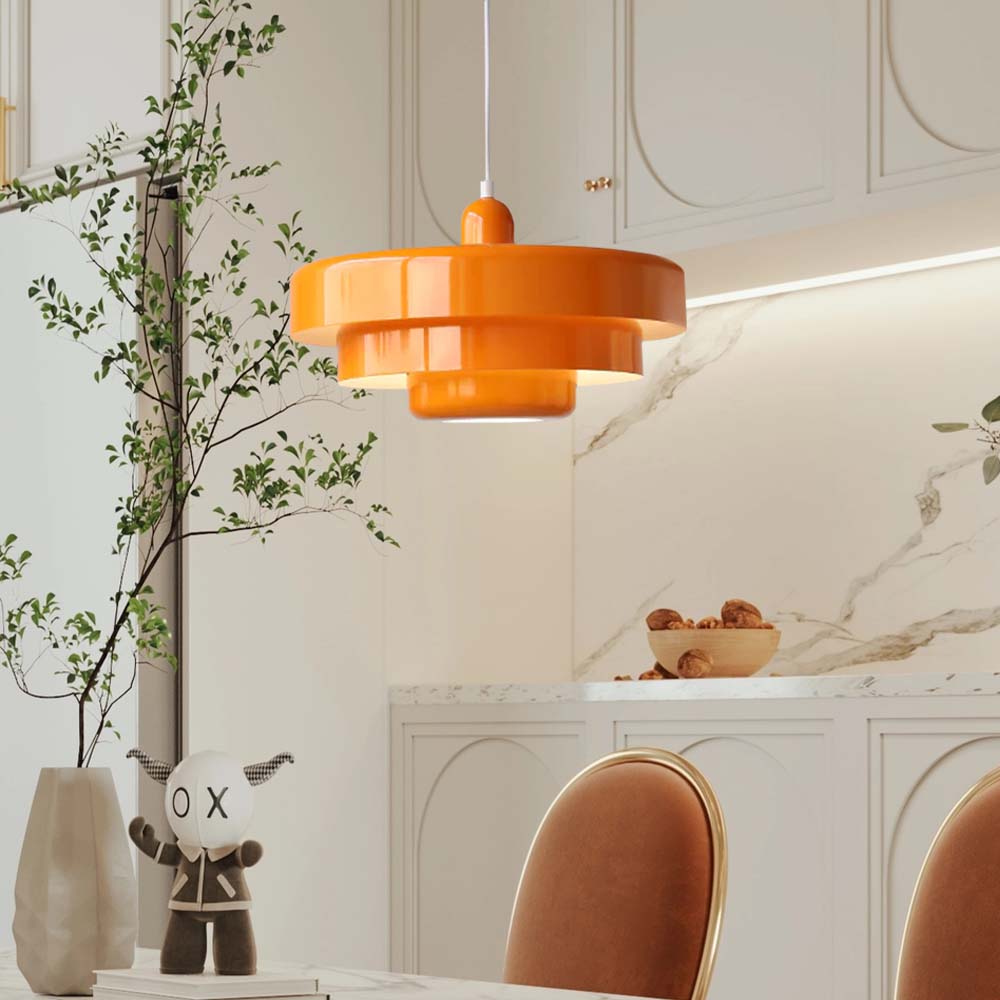 Retrova | Mid-Century Moderne Laaggedraaide IJzeren Hanglamp