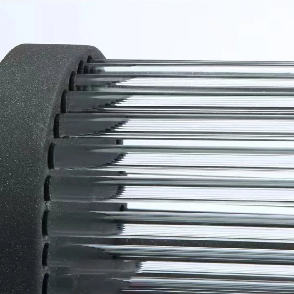 Zora | Hedendaagse Semi Cilindrische Glazen Schaduw Buiten Wandlamp