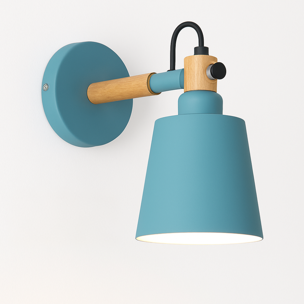 Vyrindo | Moderne Noordse LED Hout Metalen Wandlamp