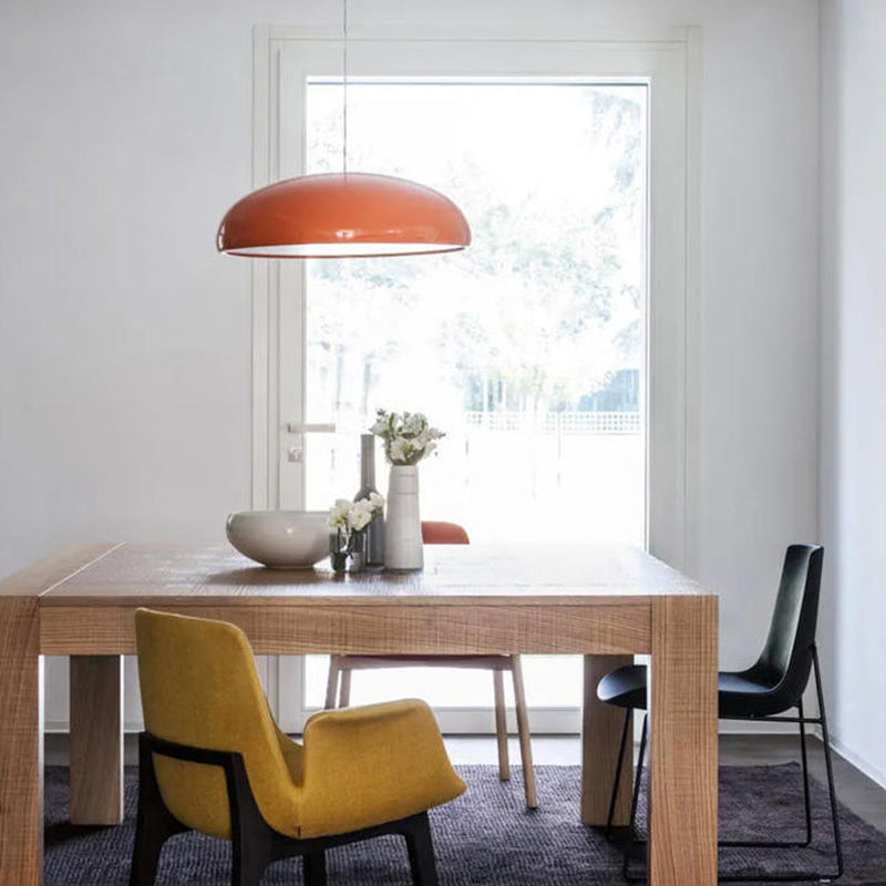Lera | Artistieke Deco Metalen Ronde Paddenstoel Hanglamp