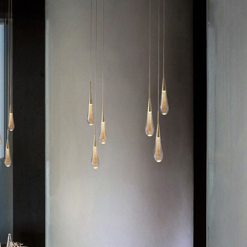 Voraele | Elegante Facet Kristal Druppel Hanglamp