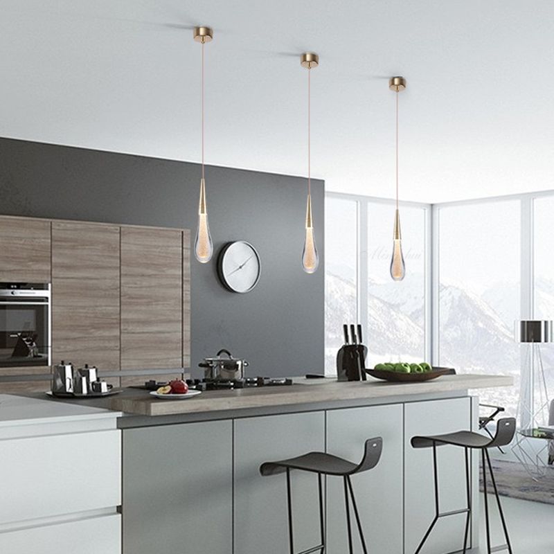 Voraele | Elegante Facet Kristal Druppel Hanglamp
