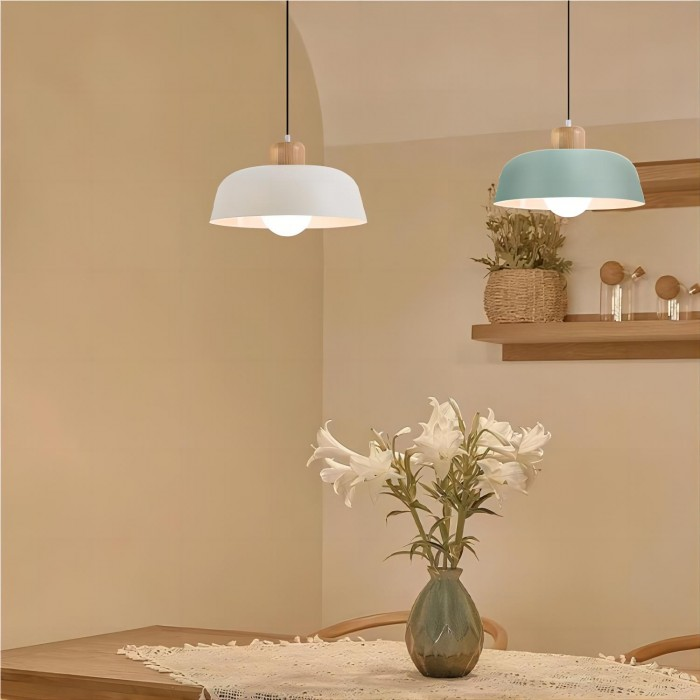Ligna | Minimalistische Scandinavische Matte Koepel Hanglamp
